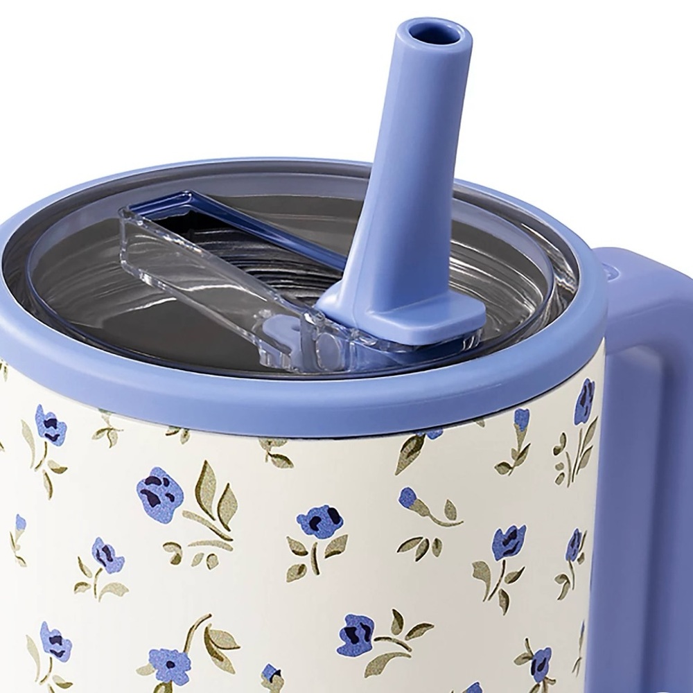 HydroJug Indigo Blossom Print 40oz Traveler Tumbler NWT - Picture 4 of 6